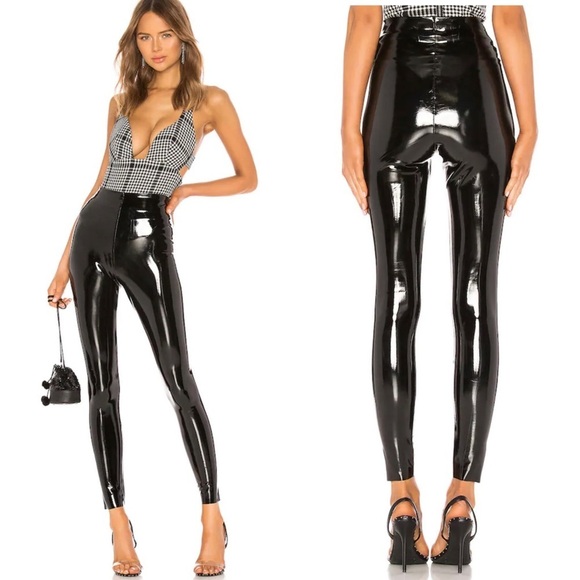 Commando Perfect Control Patent Leather Legging in Black Sz S - Picture 1 of 12